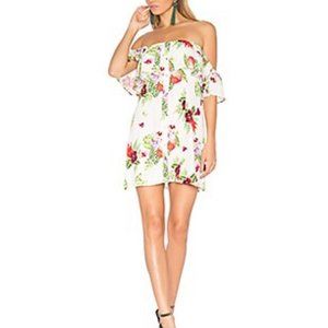 Floral White Dress